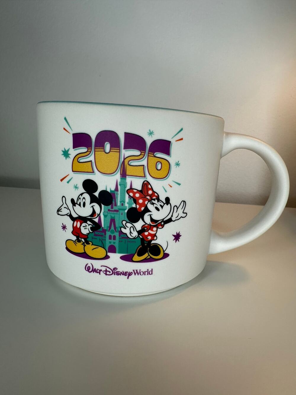 Disney Parks 2026, Walt Disney World, mini and Mickey ceramic mug